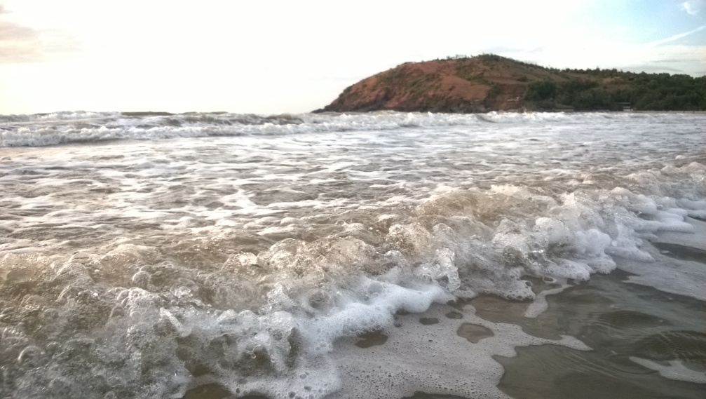 Kudle beach.. The smooth waves