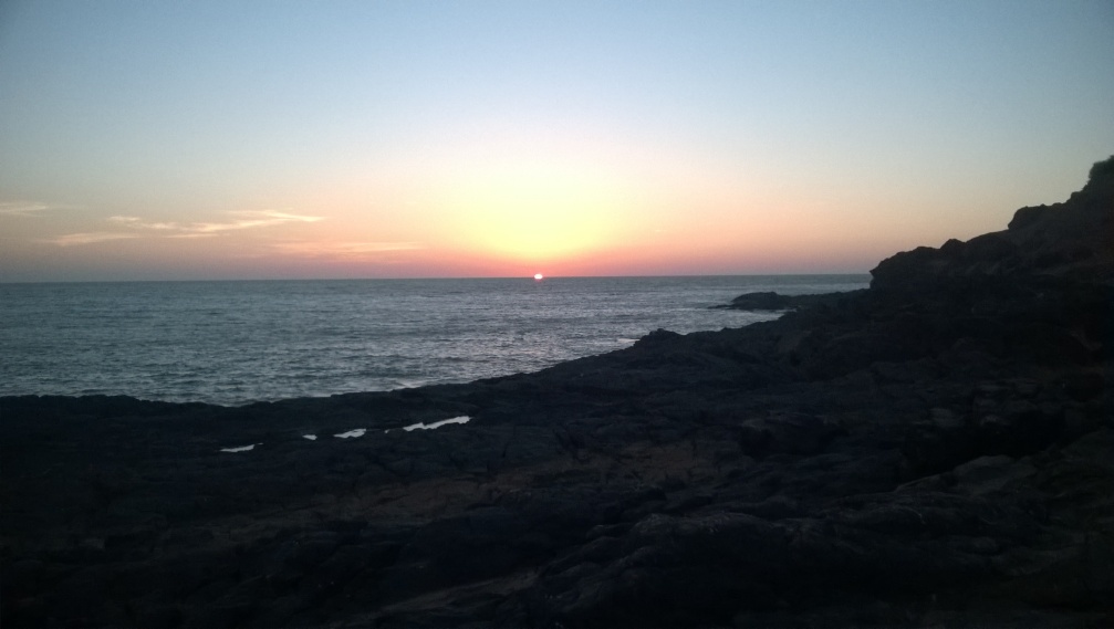 Sunset from Om beach